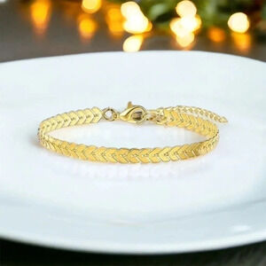 Elegant Gold Anklet Bracelet